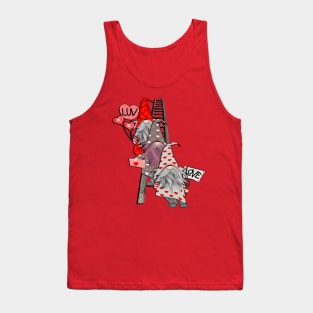 Valentines Day Gifts Cute Gnomes Love Matching Couple Tank Top